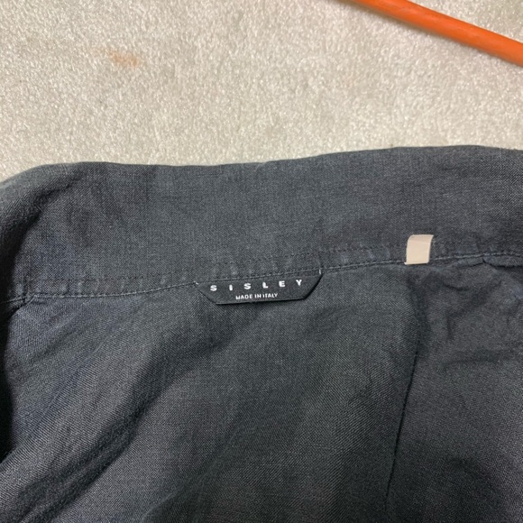 Sisley Black Linen Jacket - Picture 12 of 13